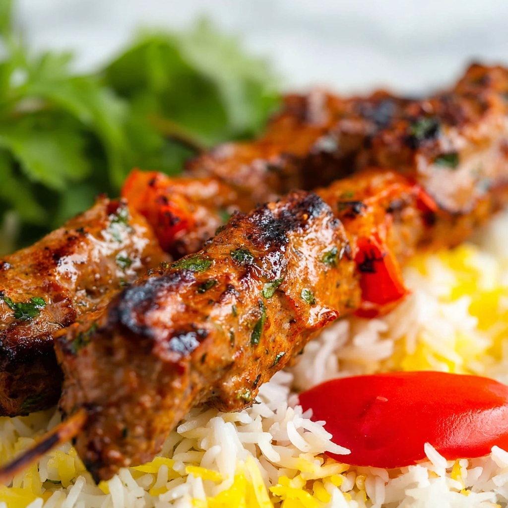 Grilled Chicken Adana Kebabs Recipe - Recipe Image