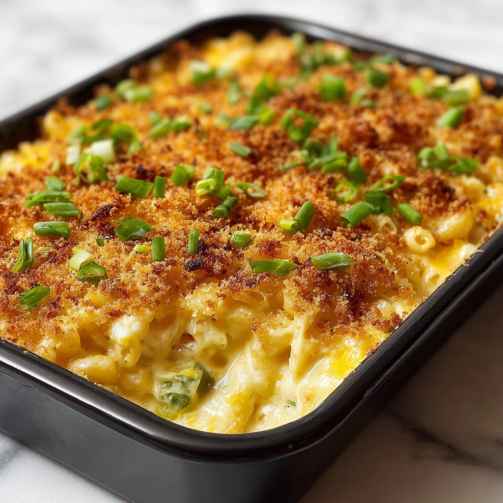 Loaded Mac & Cheese Corn Casserole Recipe - Recipe Image