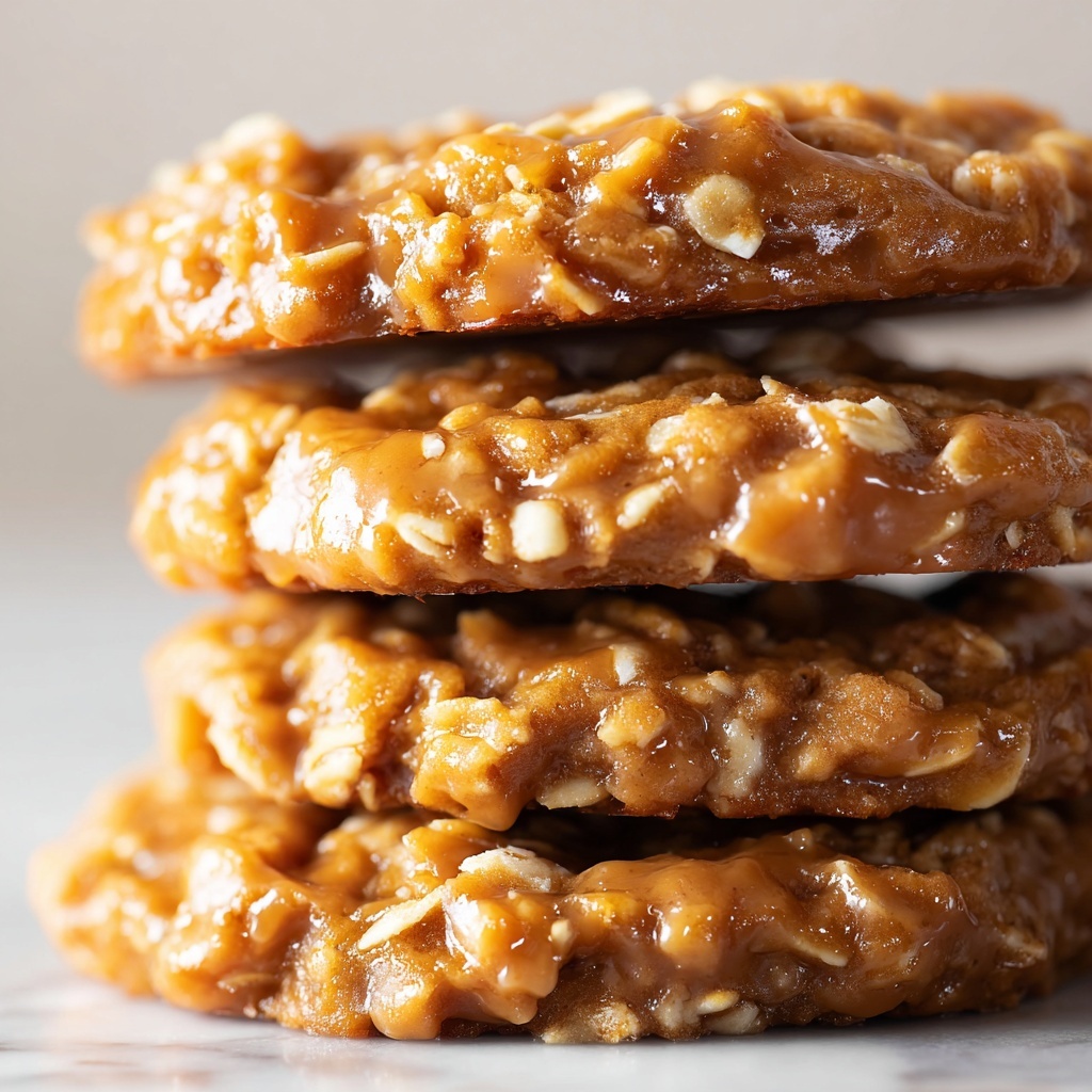 Peanut Butter No-Bake Cookies Recipe - Recipe Image