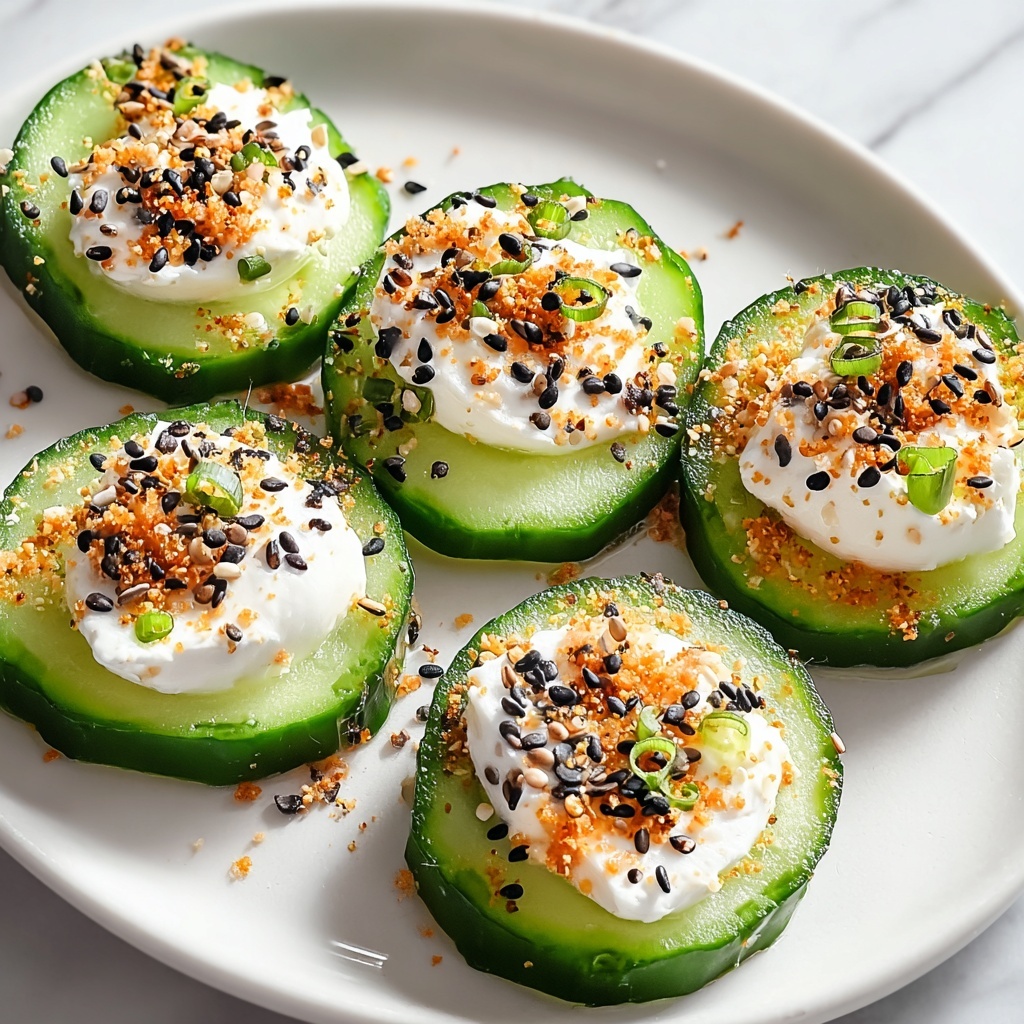 Everything Bagel Cucumber Bites Recipe - Recipe Image