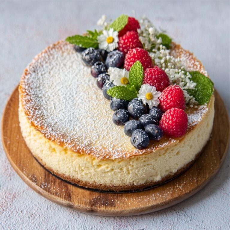 Crustless Lemon Tart Recipe