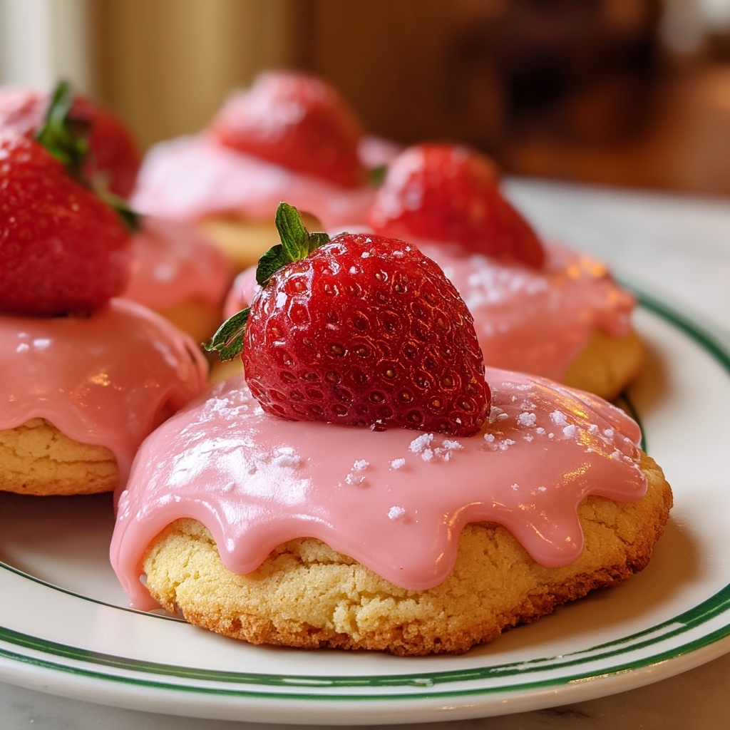 Strawberry Sugar Cookies Recipe - Recipe Image