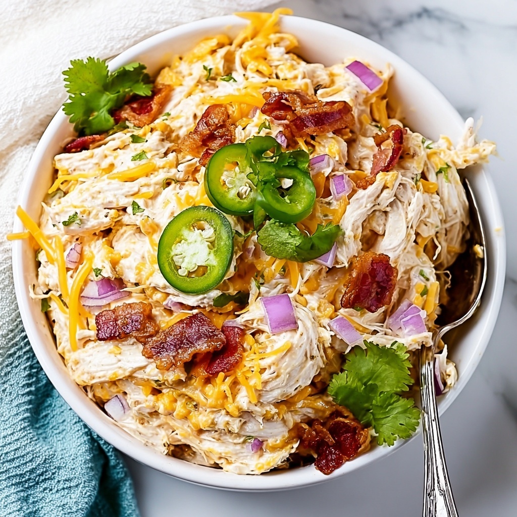 Jalapeno Popper Chicken Salad Recipe - Recipe Image