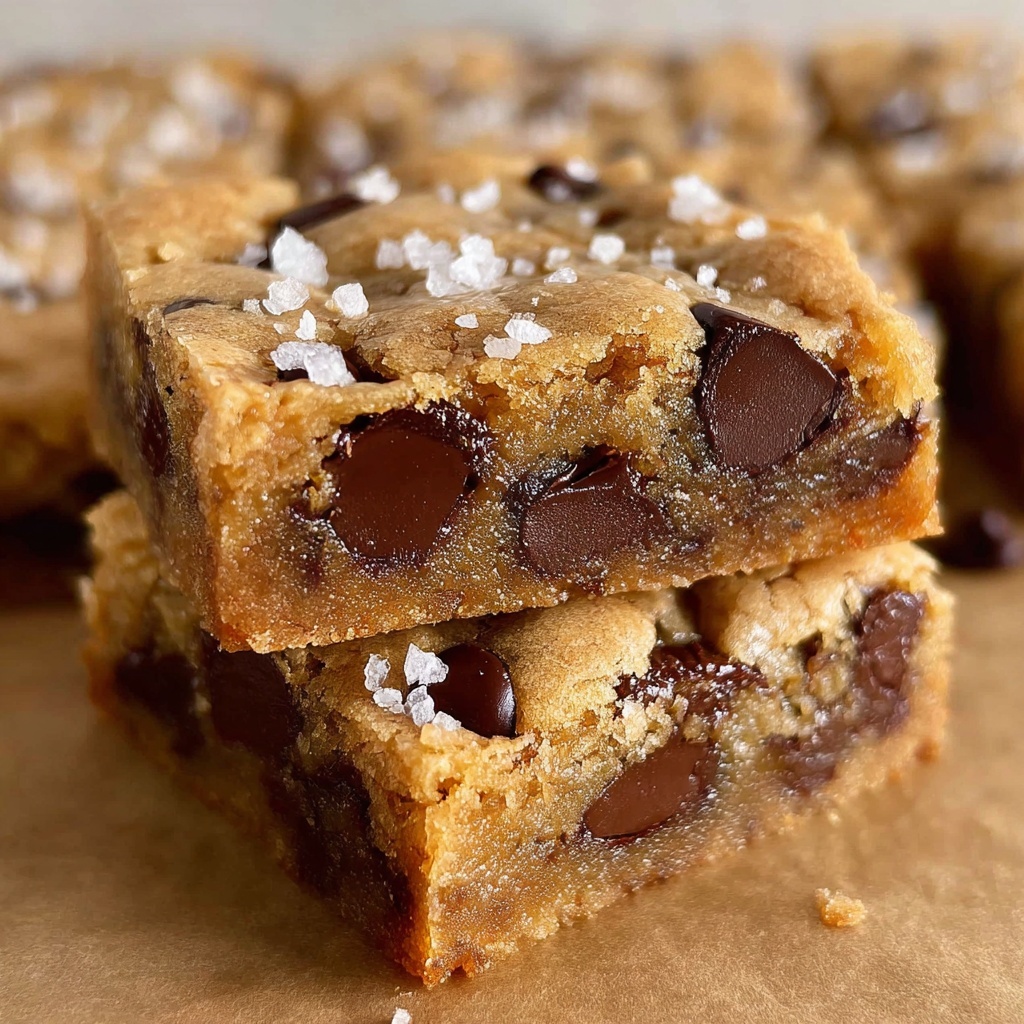 Chocolate Chip Cookie Dough Bars Recipe - Recipe Image