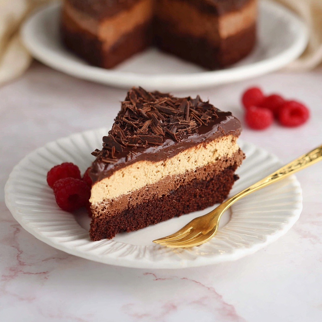 No-Bake Victoria Sponge Mousse Slice Recipe - Recipe Image