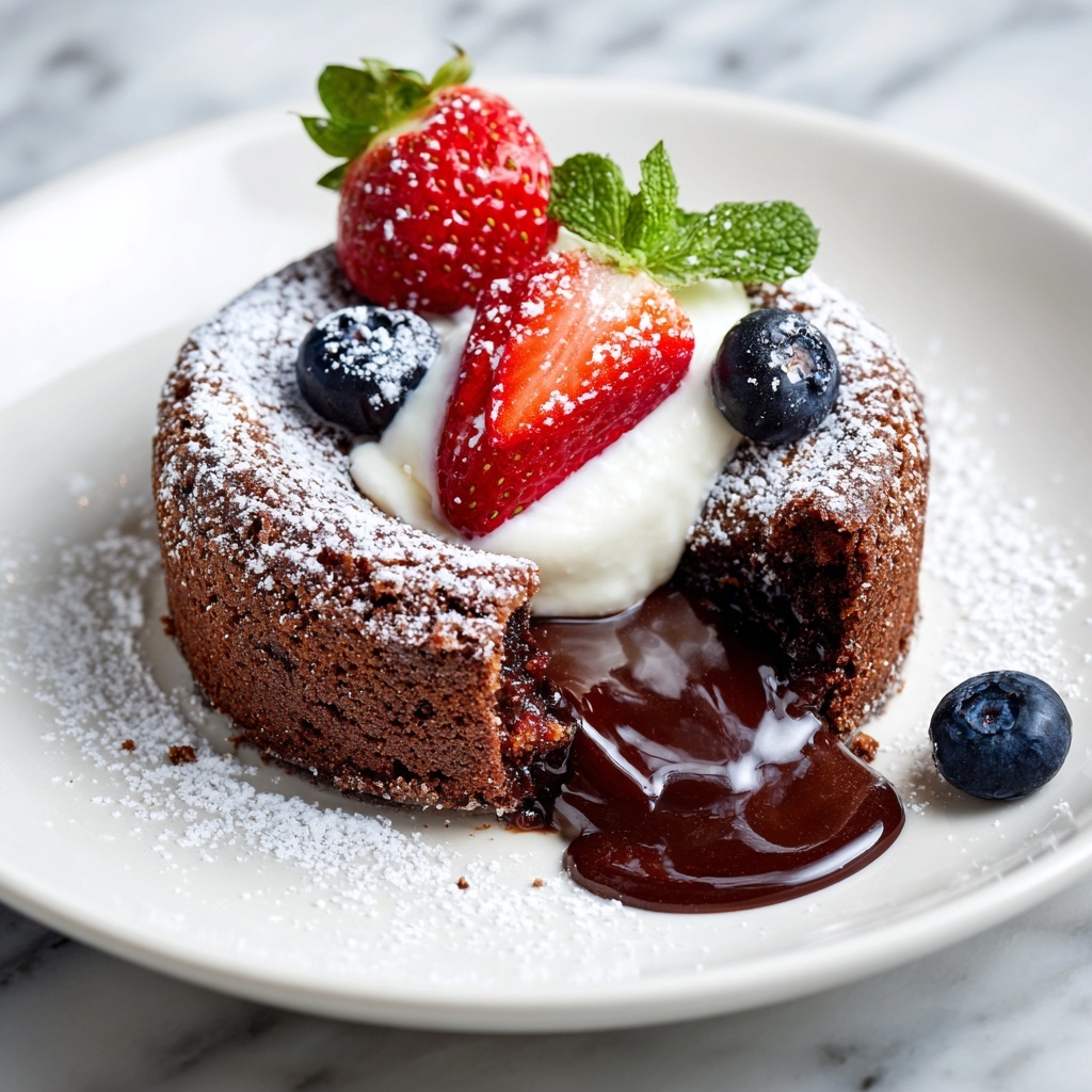 Decadent Chocolate Lava Cake Recipe - Recipe Image