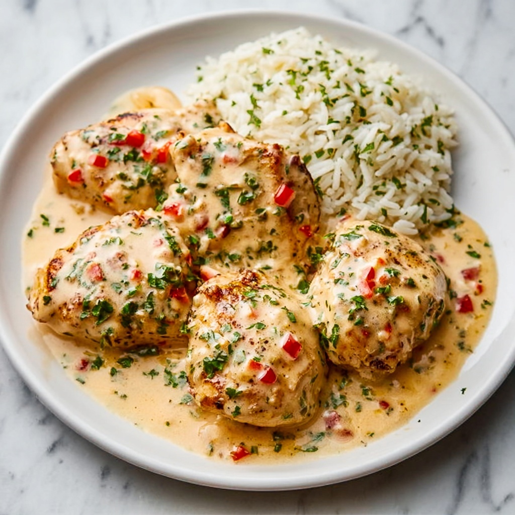 Creamy Pepperoncini Chicken Skillet Recipe - Recipe Image