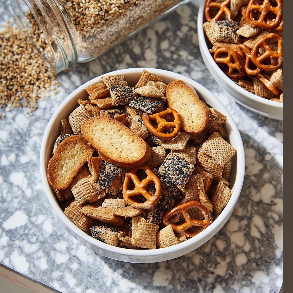 Everything Bagel Snack Mix Recipe - Recipe Image