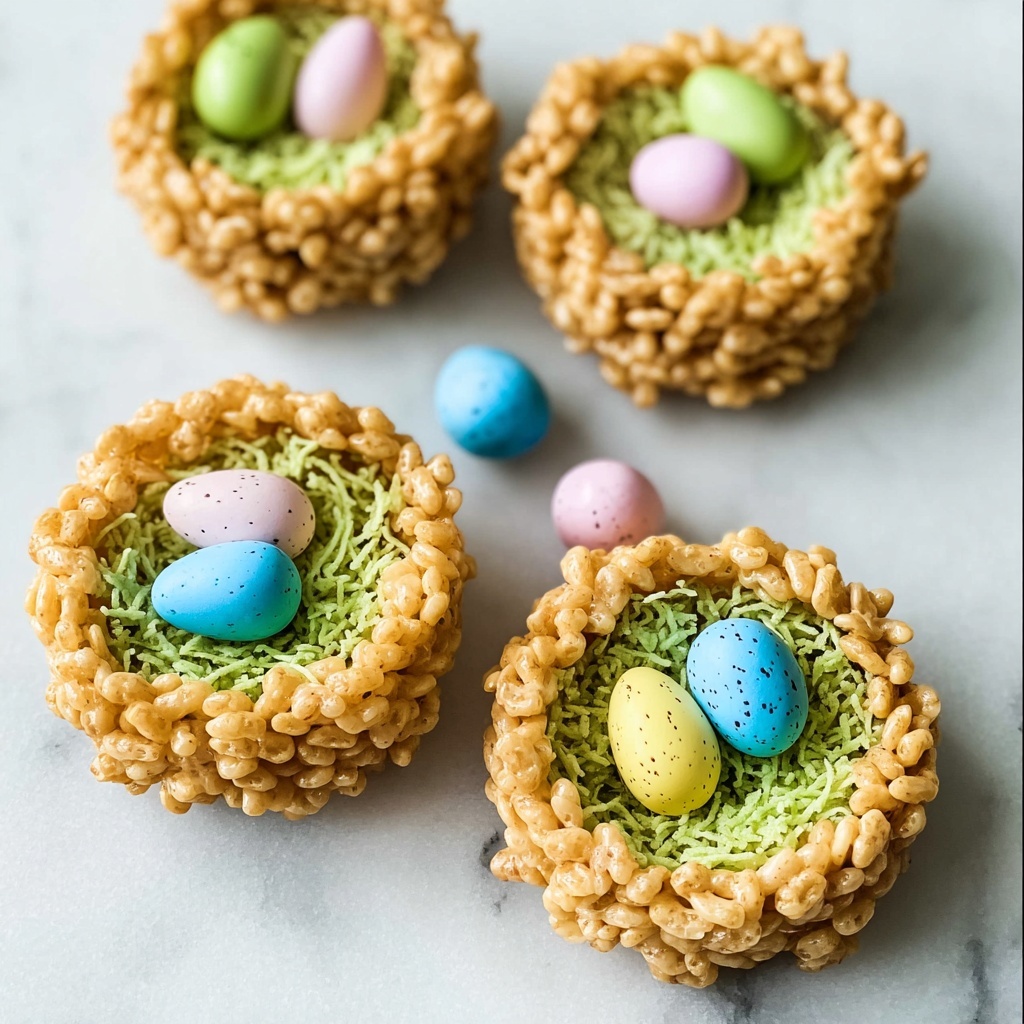 Adorable Rice Krispie Nests Recipe - Recipe Image