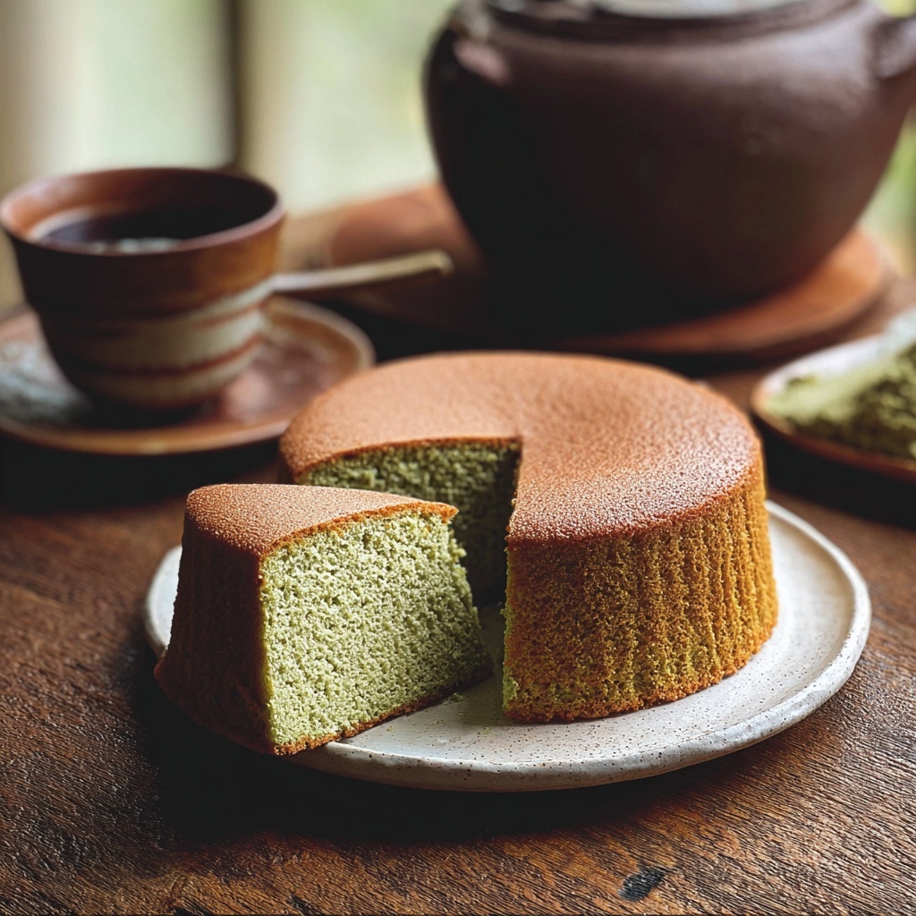 Matcha Pound Cake Recipe - Recipe Image