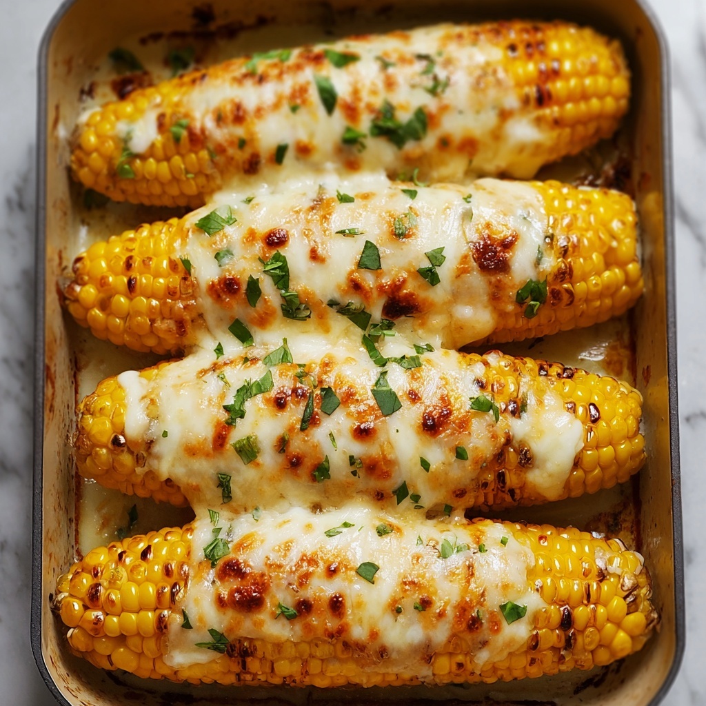 Best Cheesy Garlic Butter Corn on the Cob Recipe - Recipe Image