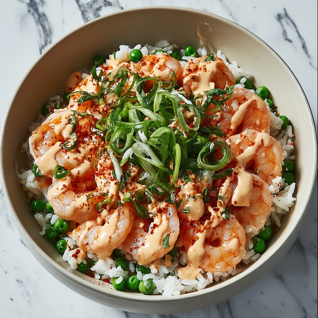 Shrimp Rice Bowls with Spicy Mayo Recipe - Recipe Image