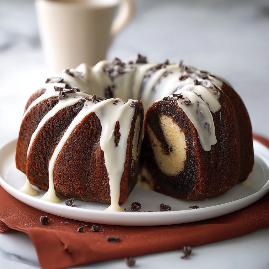 Chocolate-Vanilla Swirl Bundt Cake Recipe - Recipe Image