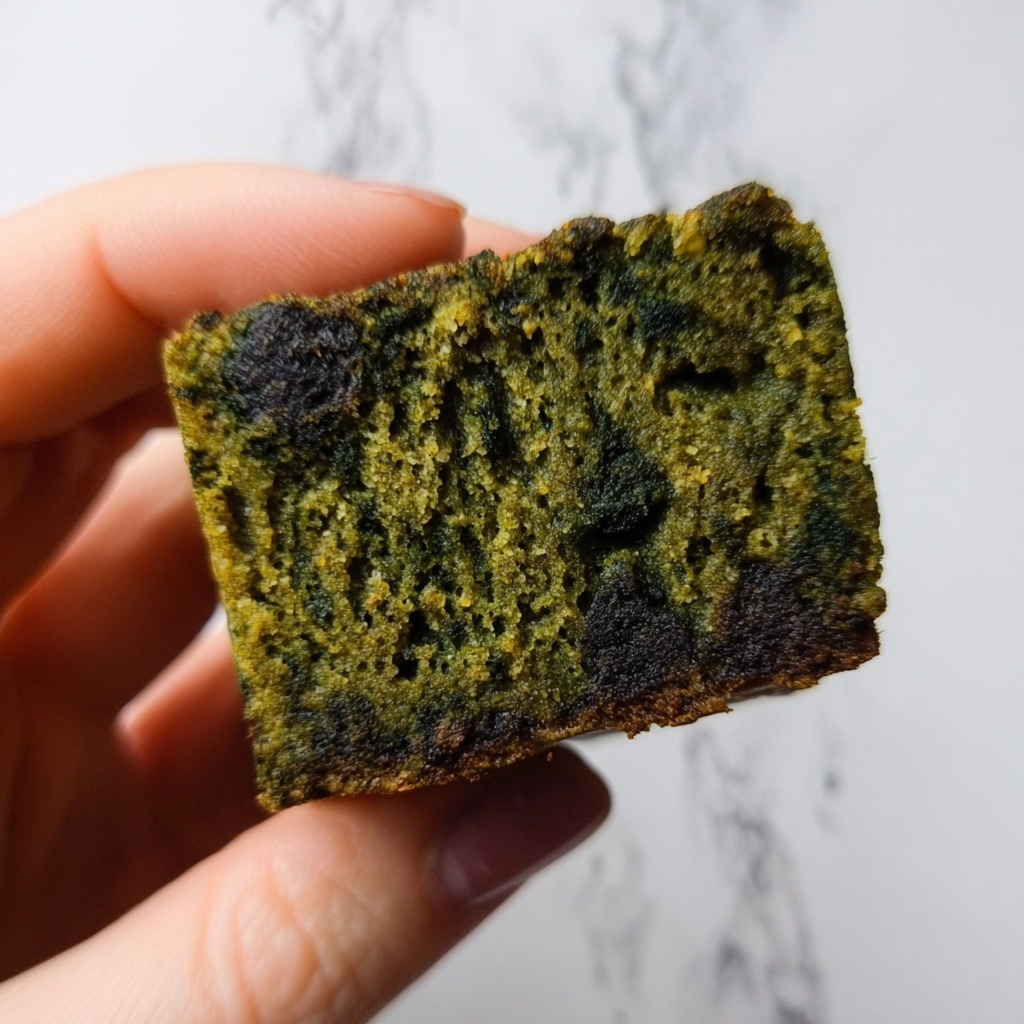 St. Patrick’s Day Healthy Spinach Chocolate Chip Muffins Recipe - Recipe Image