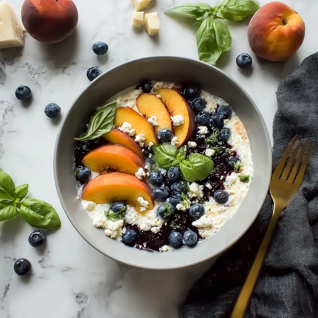Blueberry Peach Feta Salad Recipe - Recipe Image