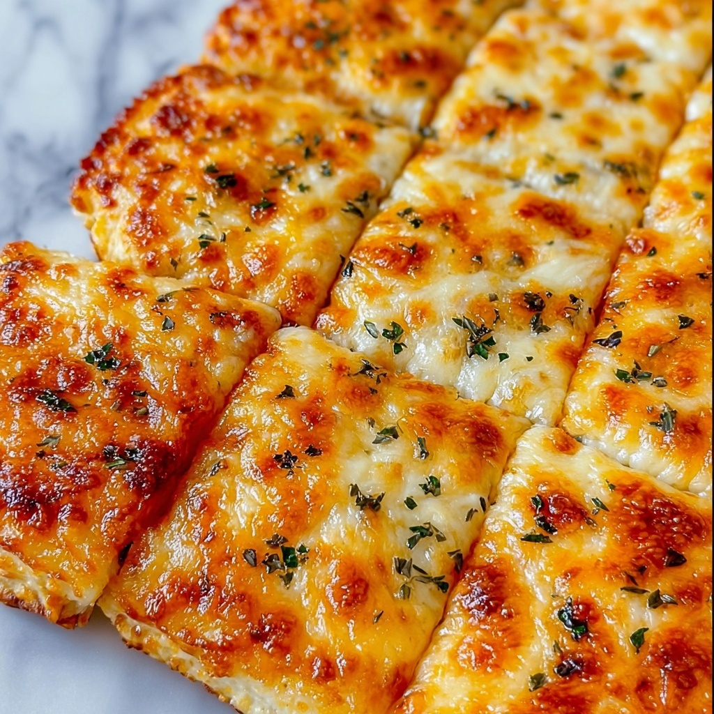 Easy Cheesy Breadsticks Recipe - Recipe Image