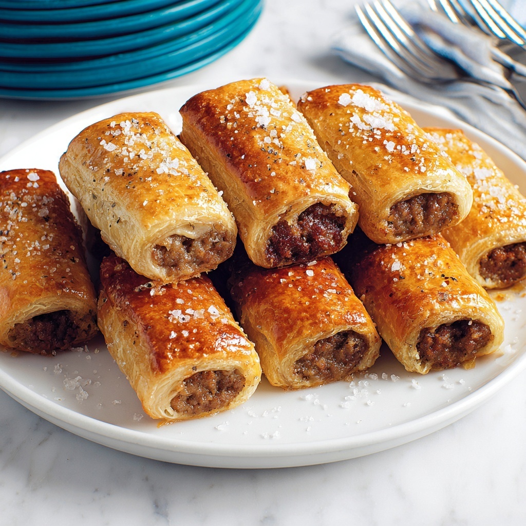 Turkey Cranberry Sausage Rolls Recipe - Recipe Image