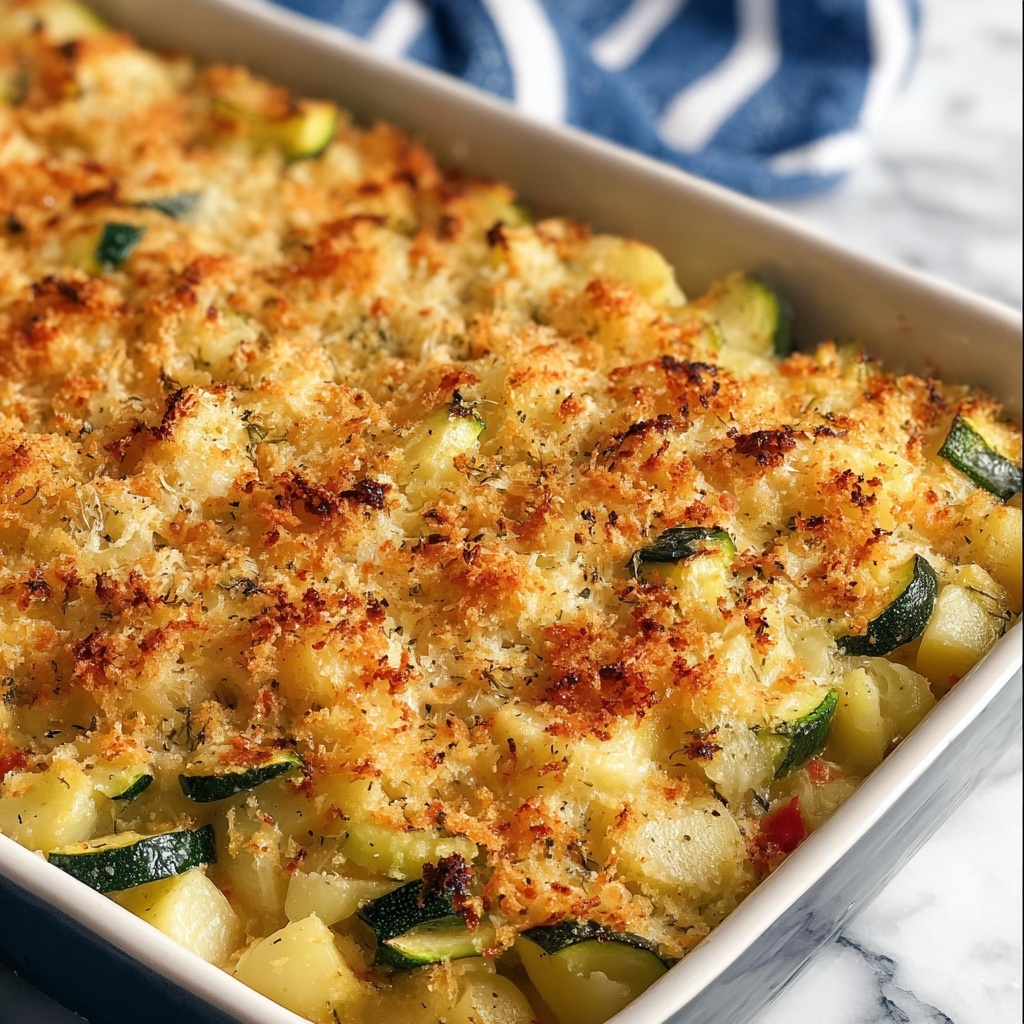 Zucchini Potato Bake Recipe - Recipe Image