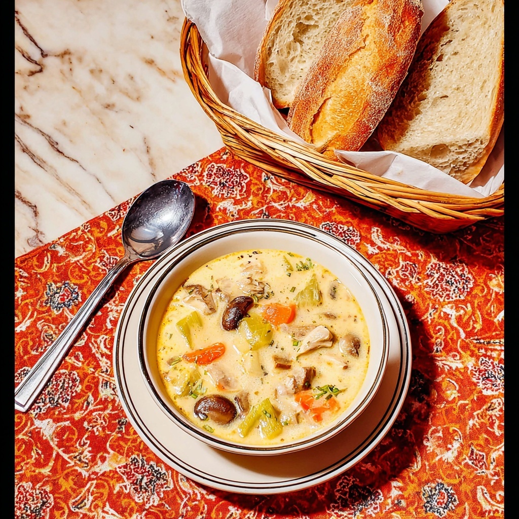 Creamy Chicken Soup Recipe - Recipe Image