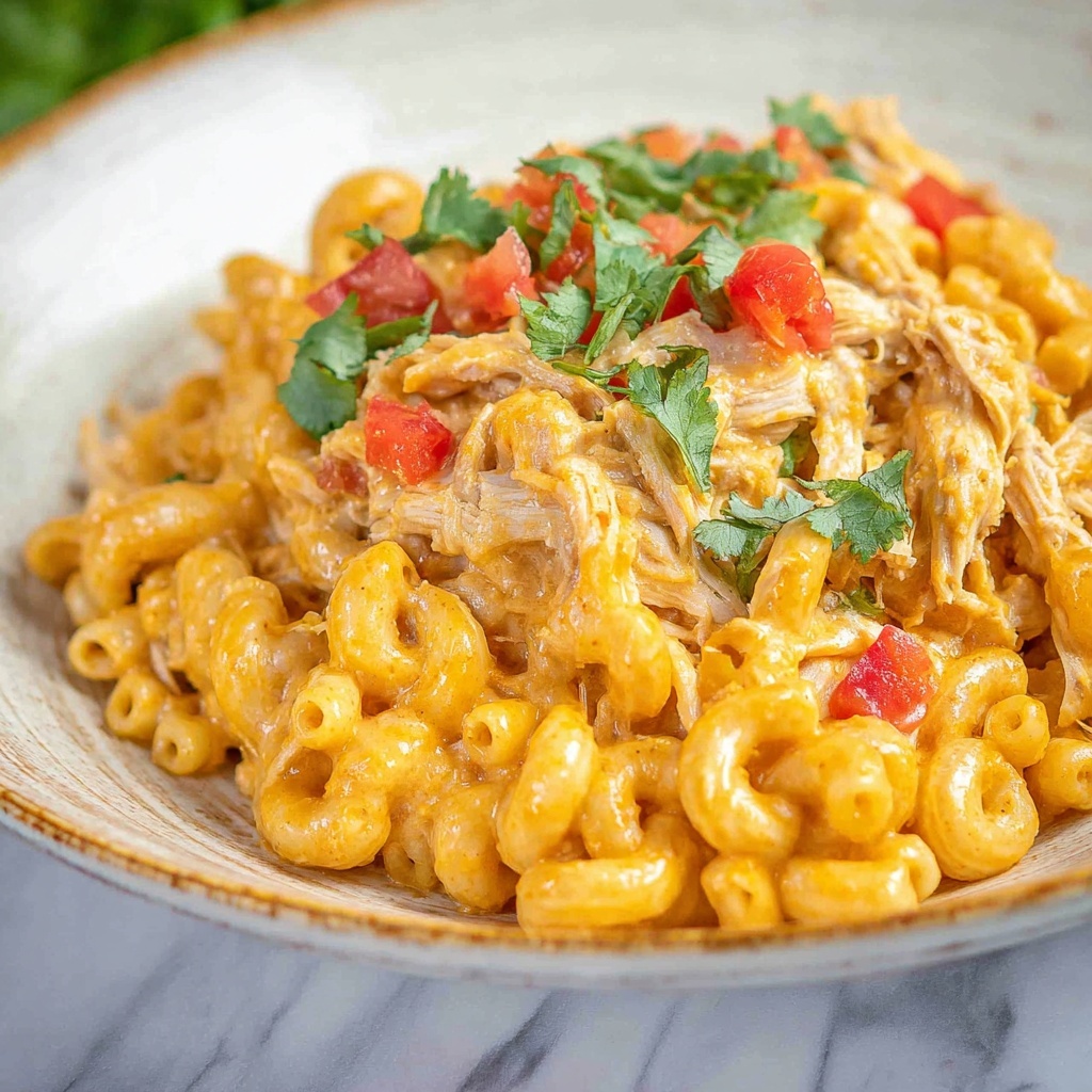 Slow Cooker Chicken Enchilada Pasta Recipe - Recipe Image