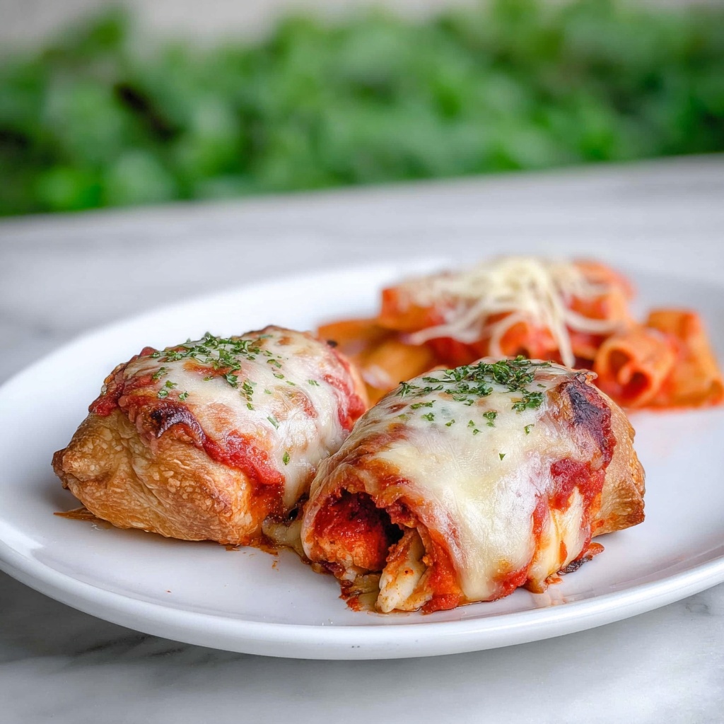 Chicken Parmesan Crescent Rolls Recipe - Recipe Image