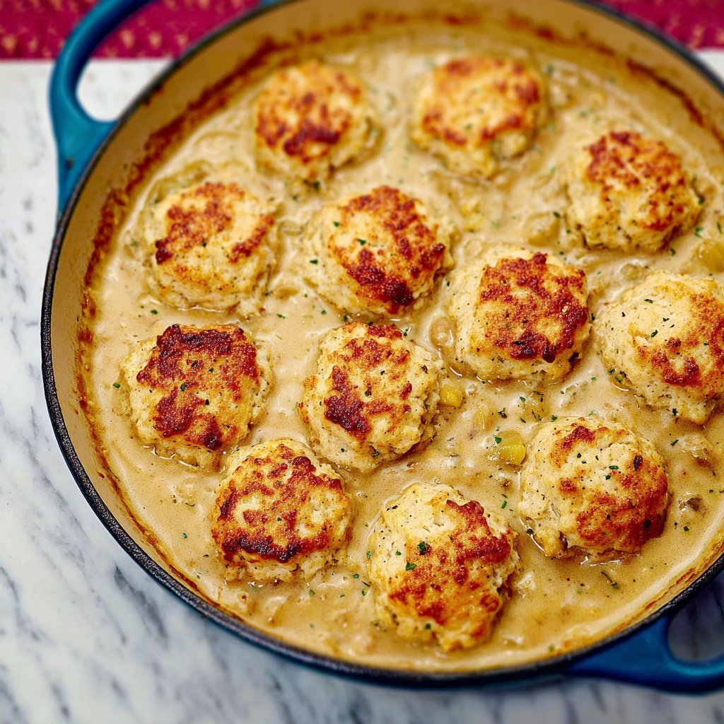 Salsa Verde Chicken & Dumplings Recipe - Recipe Image