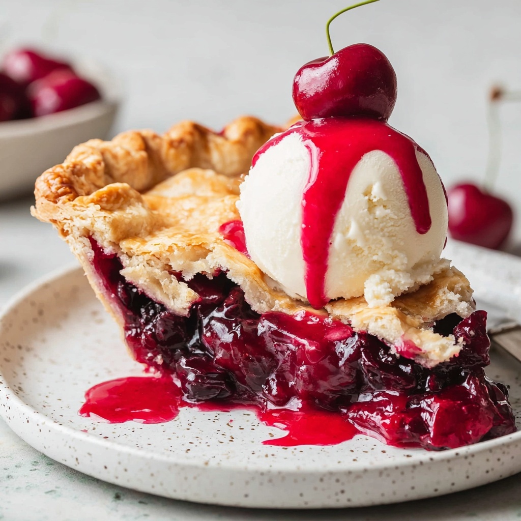 Vegan Cherry Pie Recipe - Recipe Image