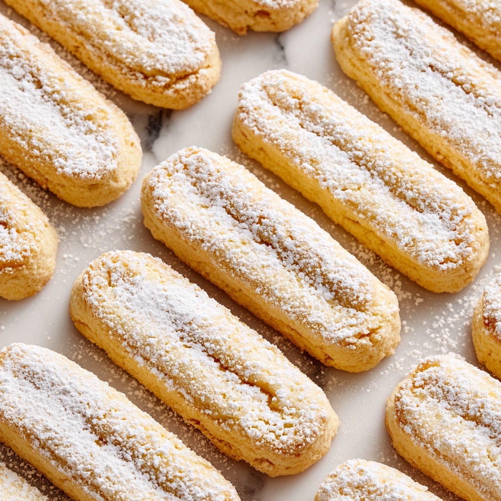 Vegan Ladyfingers (Savoiardi Cookies) Recipe - Recipe Image