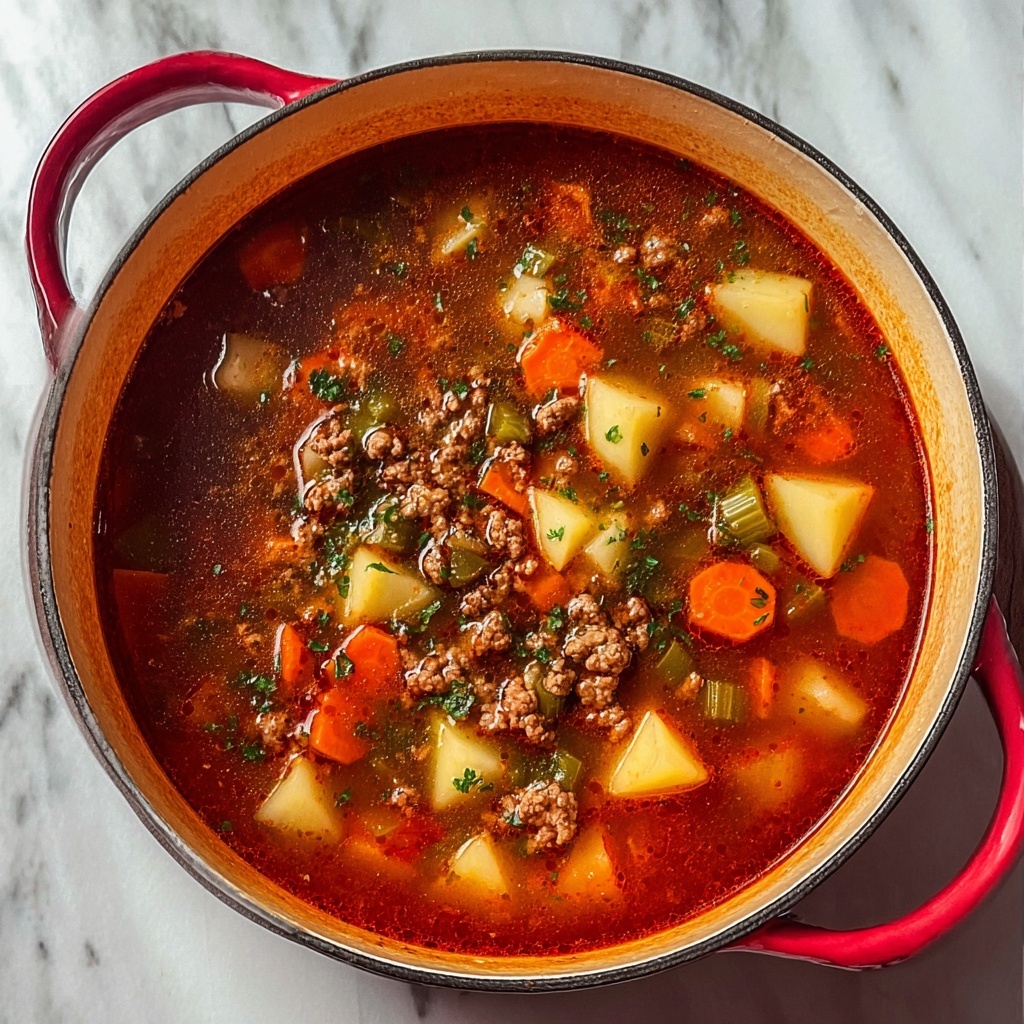 Vegetable Beef Soup Recipe - Recipe Image
