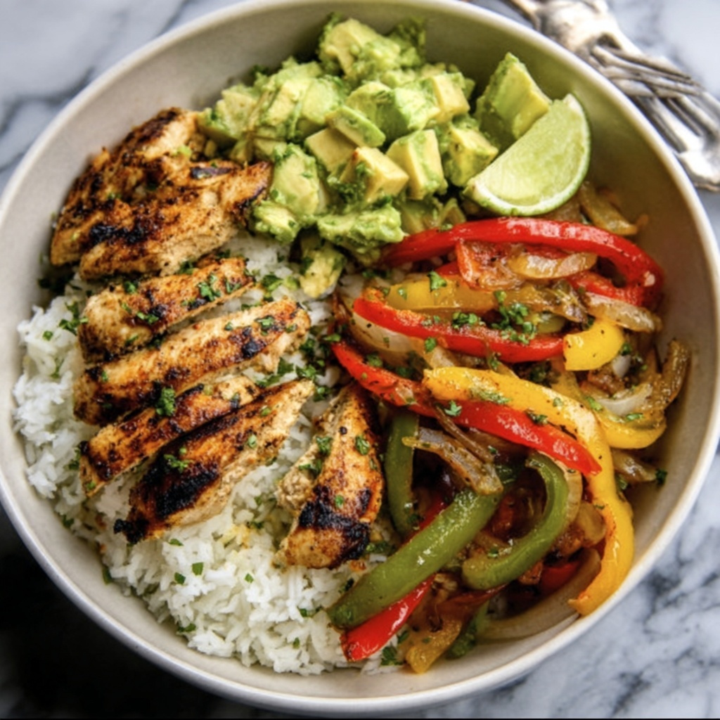 Cajun Chicken with Coriander and Lime Rice Recipe - Recipe Image