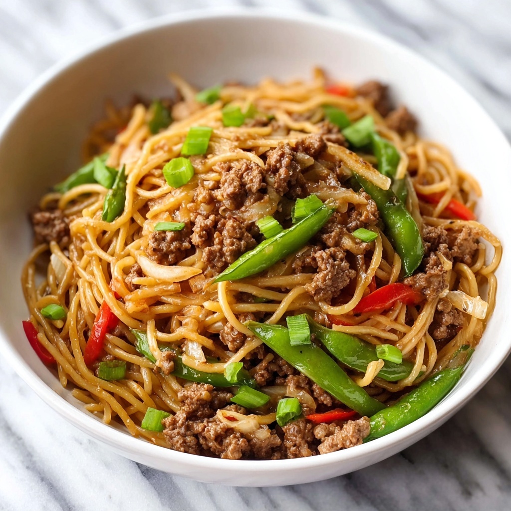 Ground Beef Lo Mein Recipe - Recipe Image