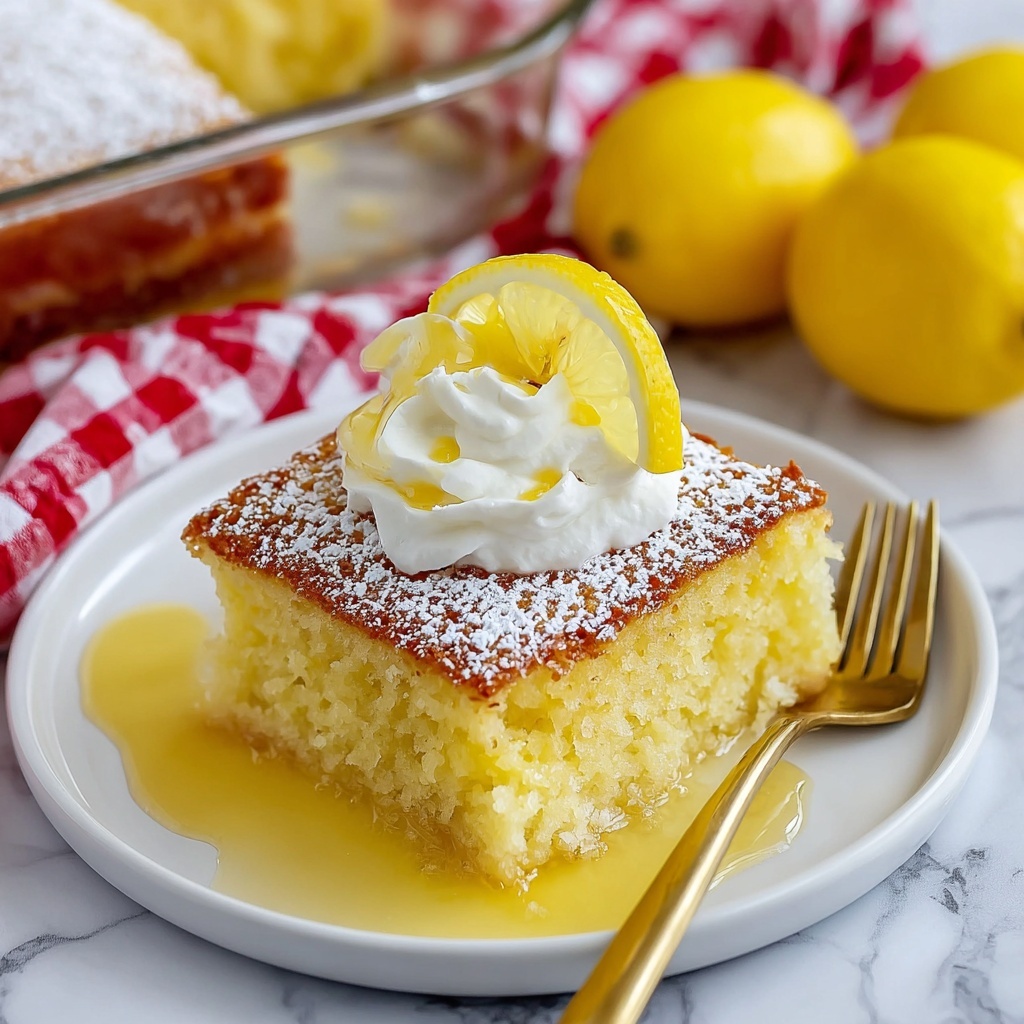 Luscious Lemon Pudding Cake Recipe - Recipe Image