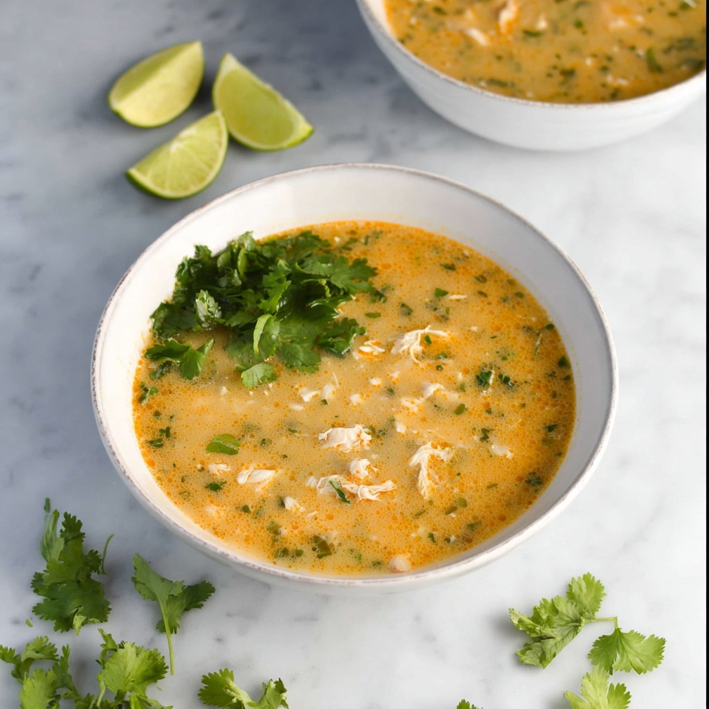Coconut Cilantro Chicken Soup Recipe - Recipe Image