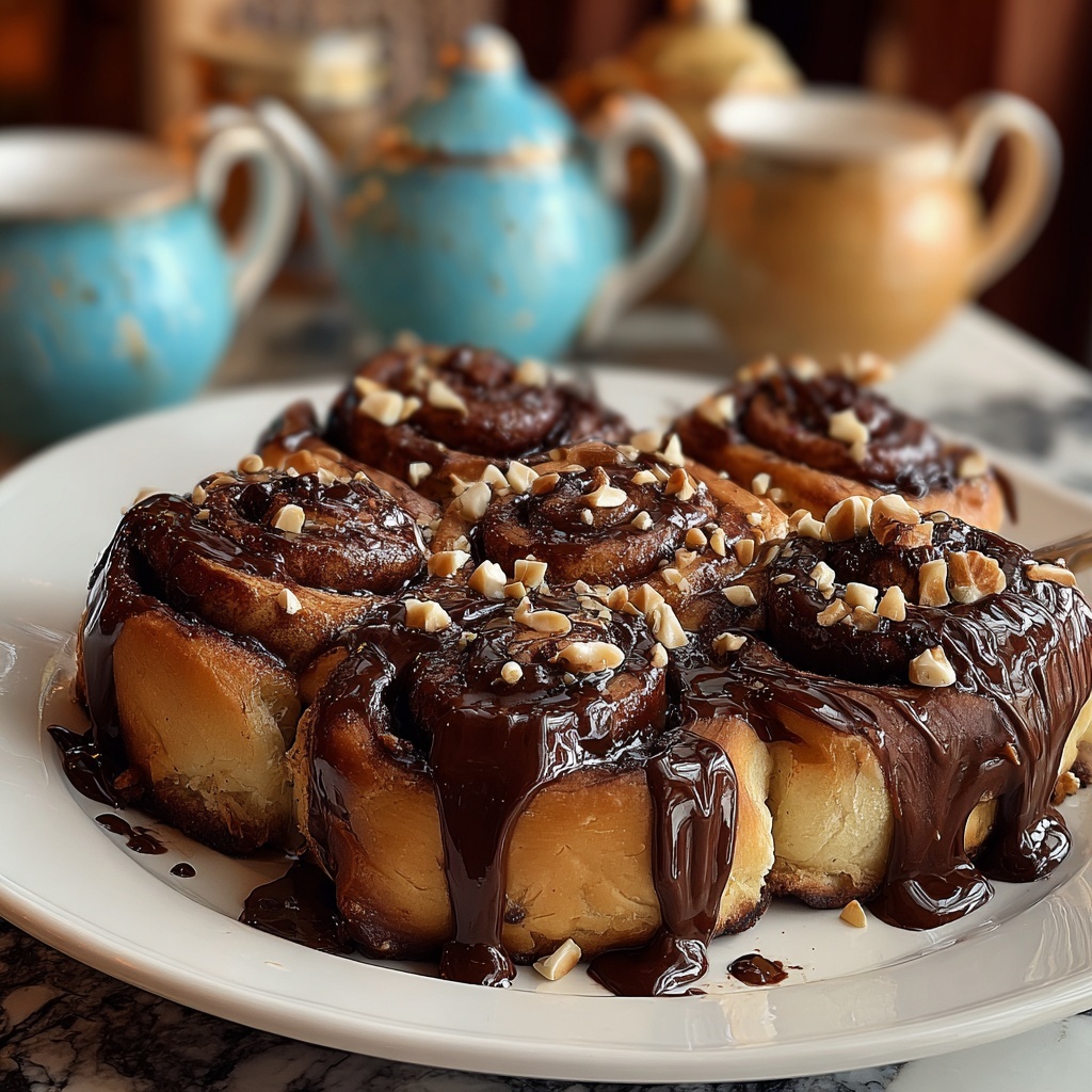 Twist & Shout Chocolate Hazelnut Rolls Recipe - Recipe Image