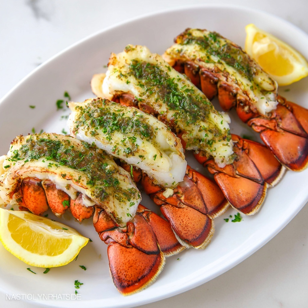 Lobster Tail with Garlic Lemon Butter Recipe - Recipe Image