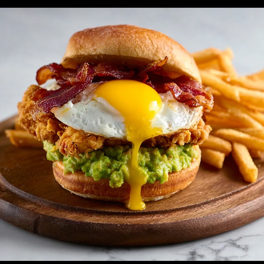 Egg Chicken Breakfast Sandwich Recipe - Recipe Image
