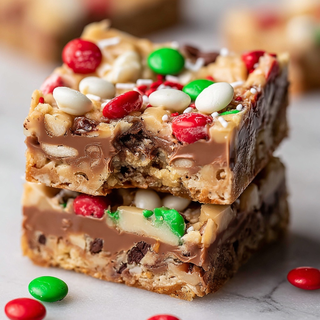 Christmas Cookie Bars Recipe - Recipe Image