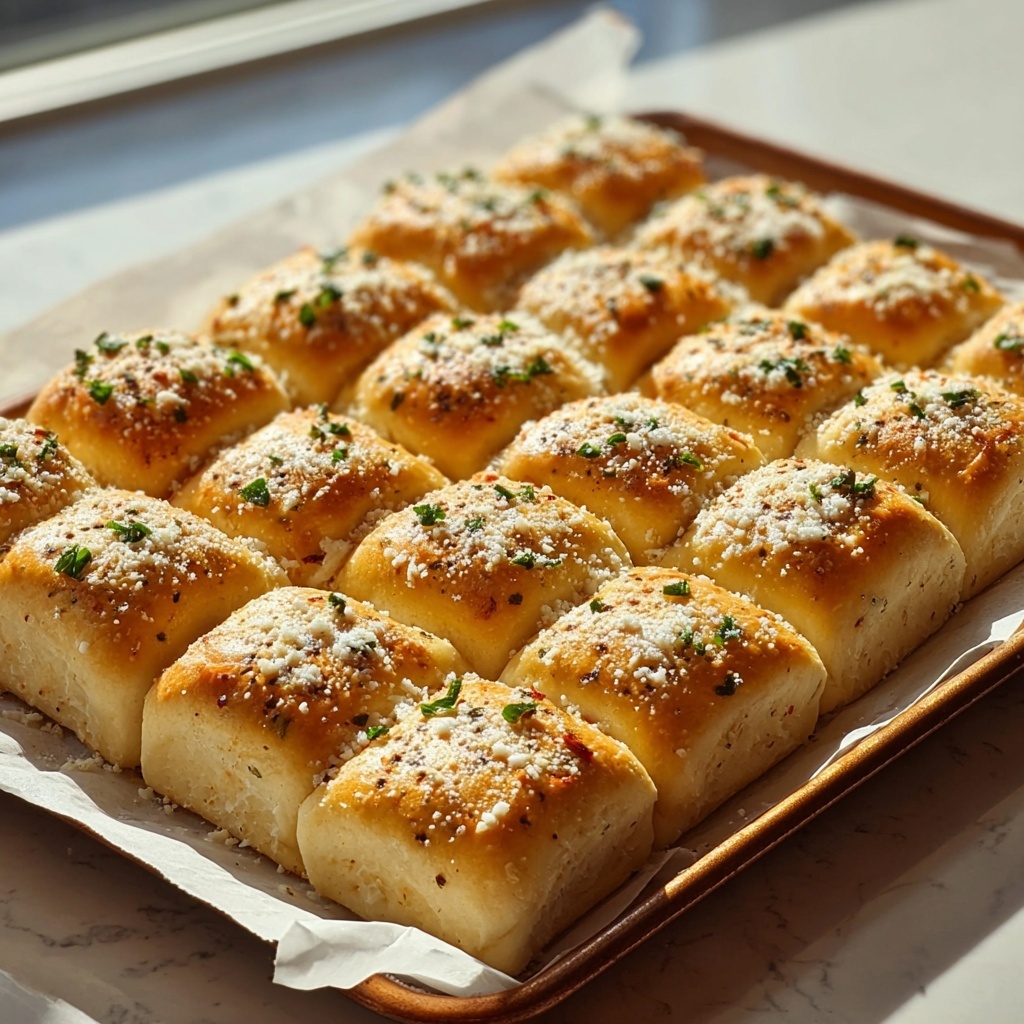 Garlic Parmesan Breadsticks Recipe - Recipe Image
