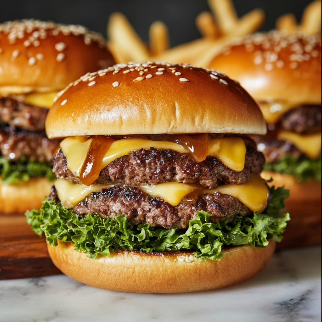 Teriyaki Parmesan Burgers Recipe - Recipe Image