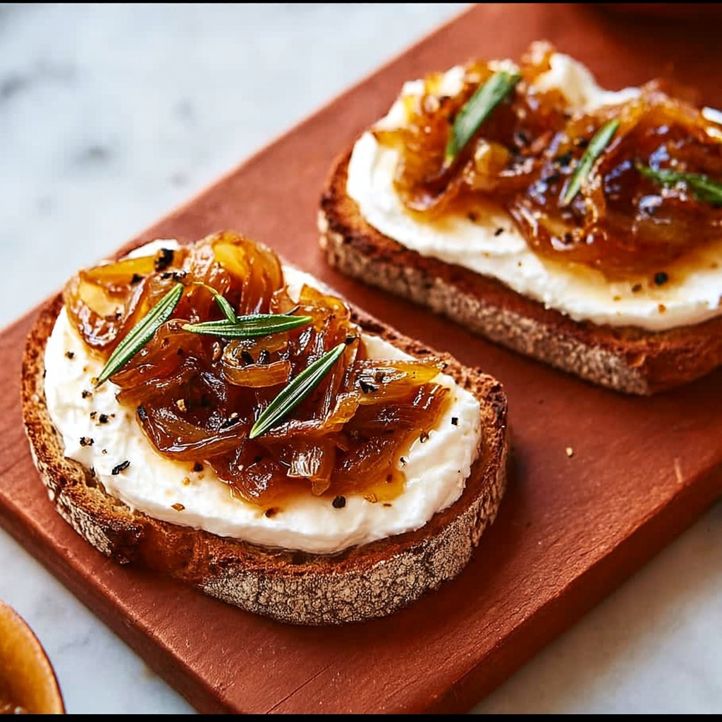 Whipped Feta Crostini with Hot Honey Recipe - Recipe Image