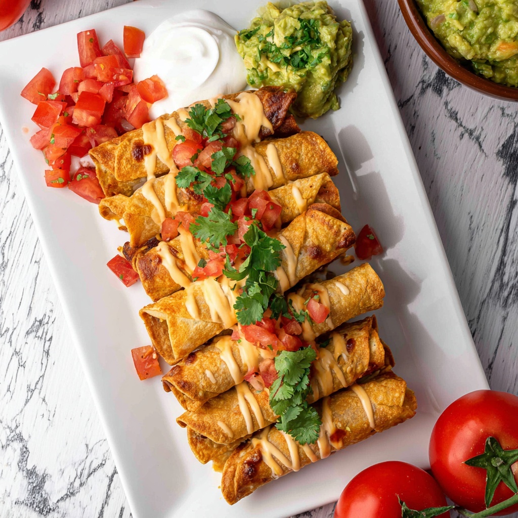 Crispy Chipotle Black Bean Taquitos Recipe - Recipe Image