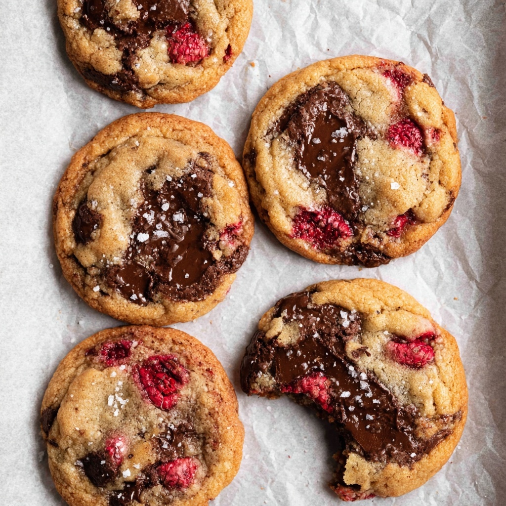Raspberry Chocolate Chip Cookies Recipe - Recipe Image