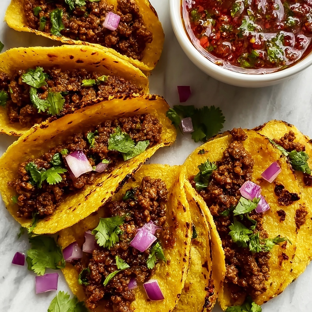Crispy Ground Beef Tacos Recipe - Recipe Image