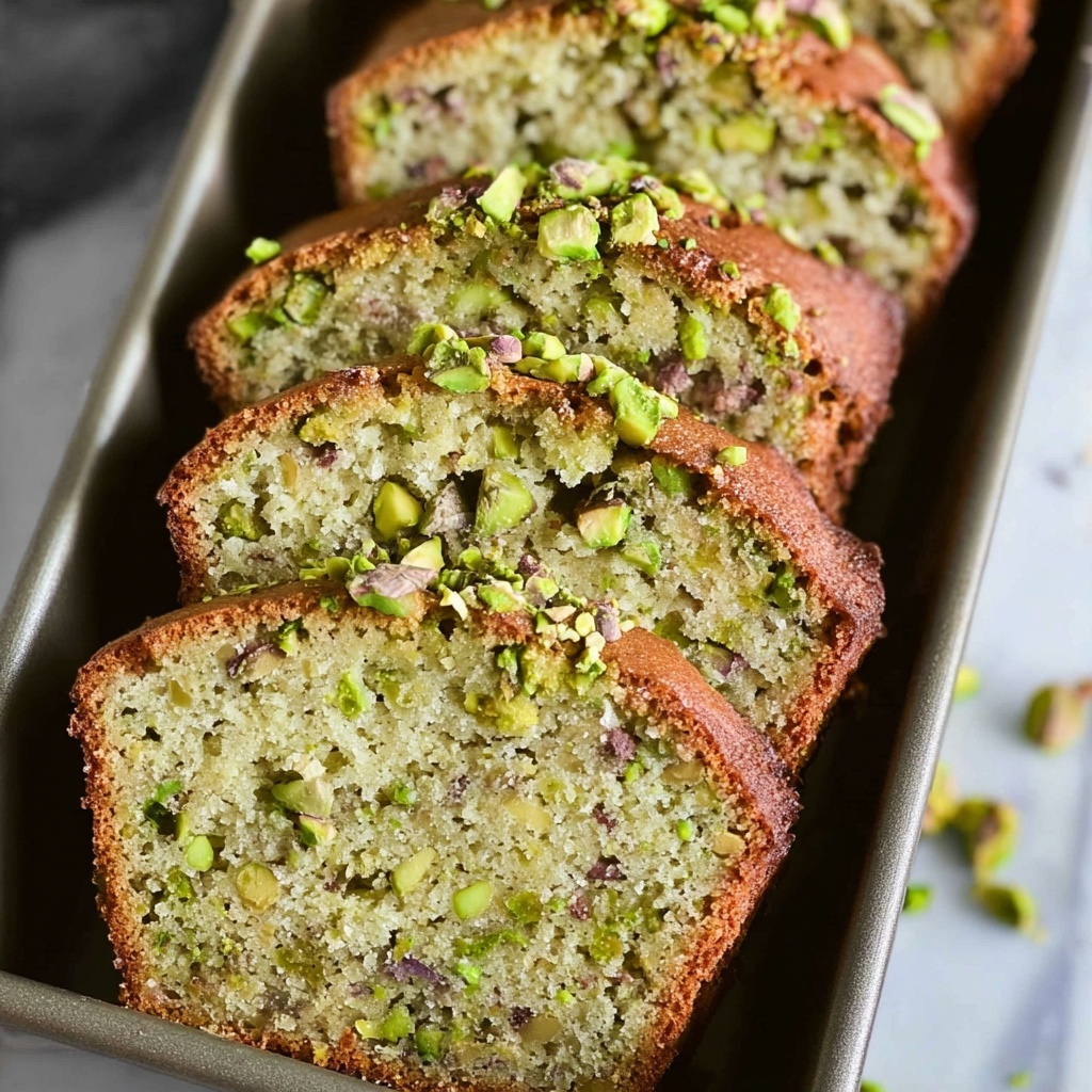 Pistachio Pudding Bread Recipe - Recipe Image