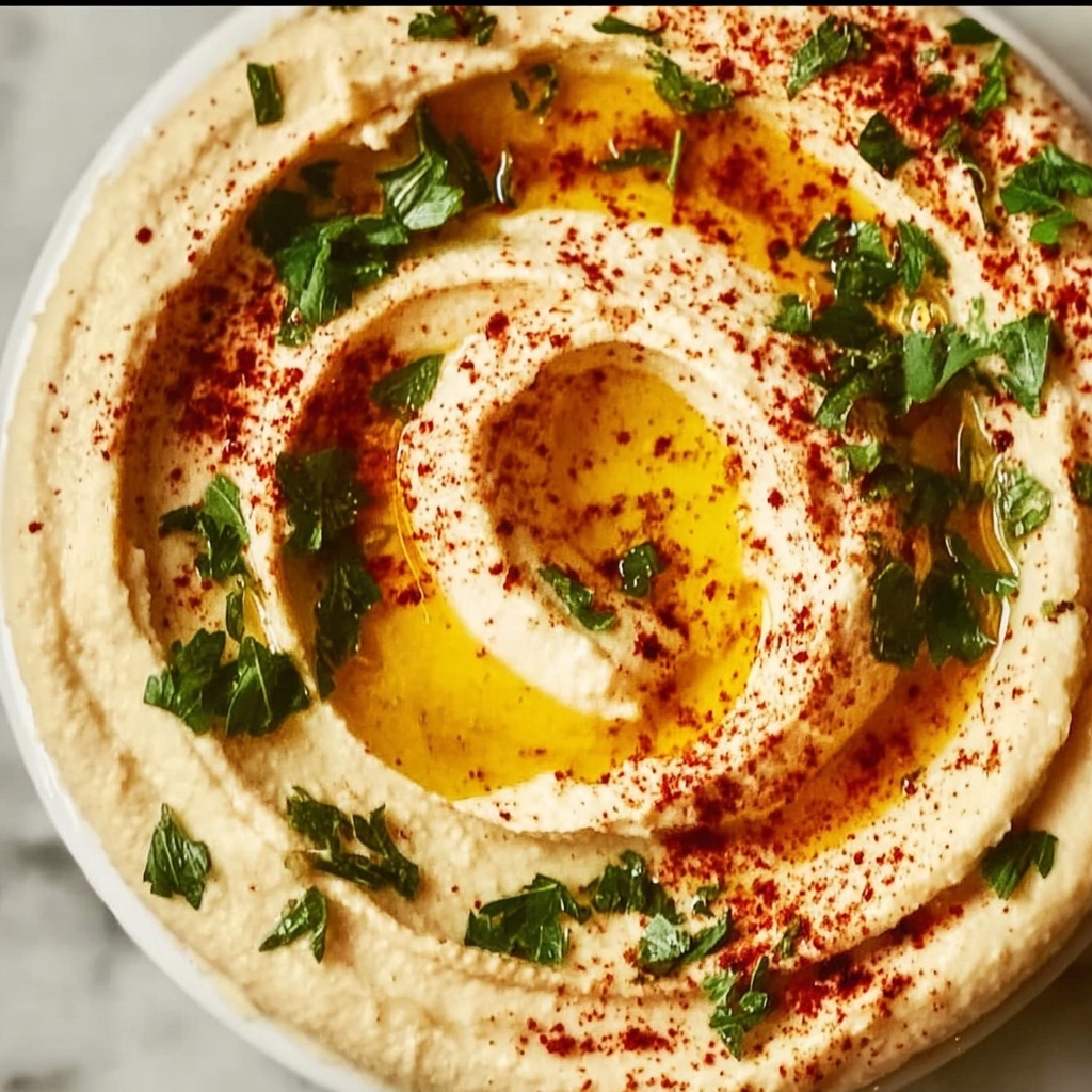 Classic Creamy Hummus Recipe - Recipe Image
