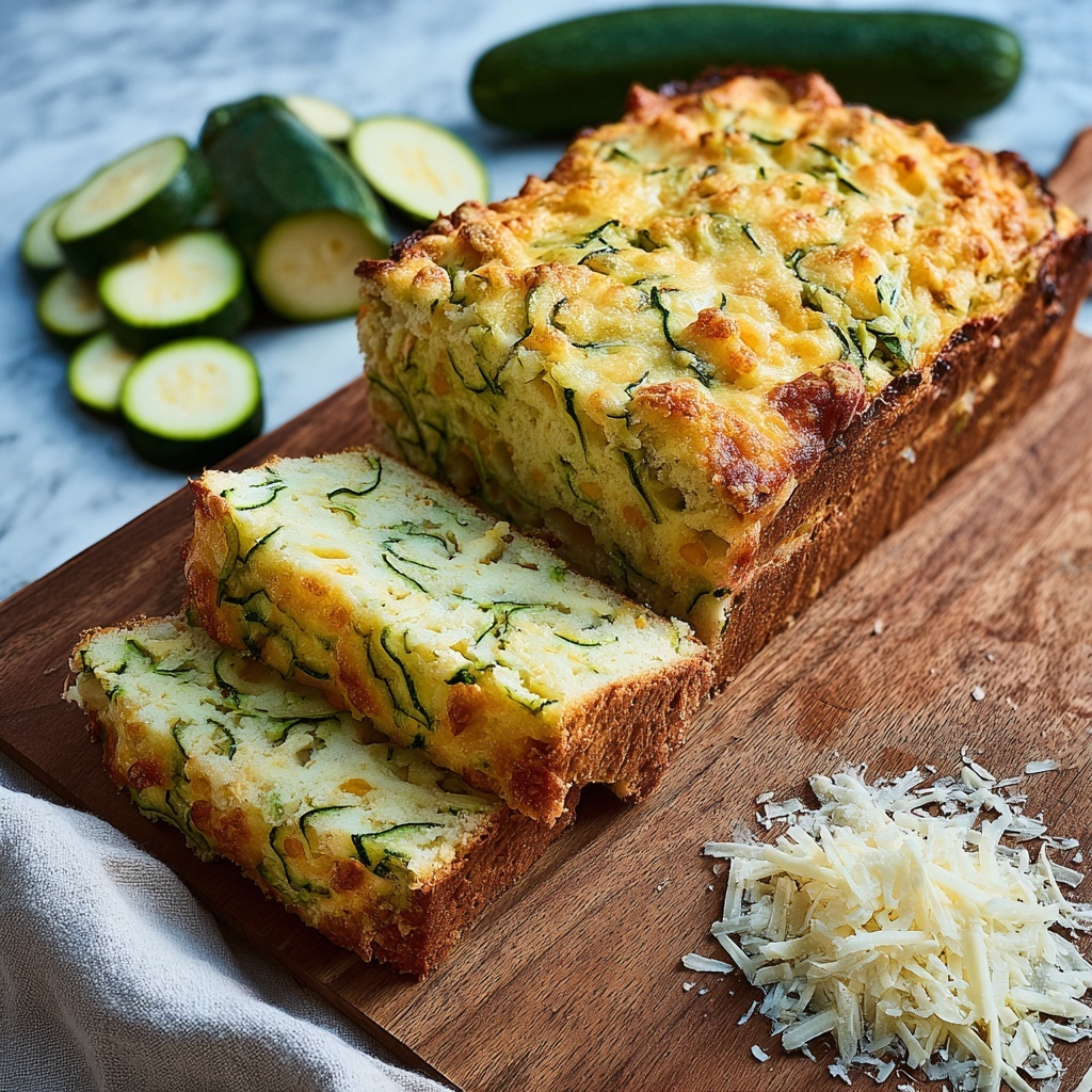 Zucchini Cheese Bread Recipe - Recipe Image