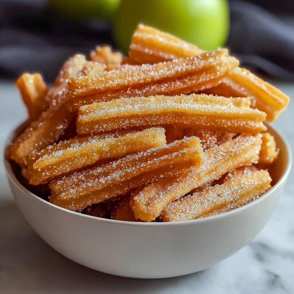 Crispy Air Fryer Apple Fries Recipe - Recipe Image