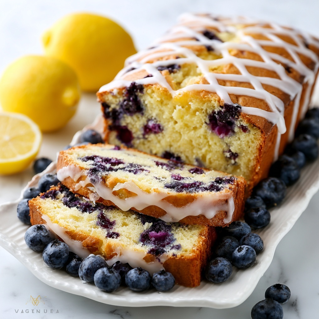 Lemon Blueberry Bread Recipe - Recipe Image