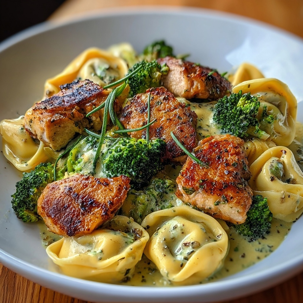 Garlic Parmesan Chicken Tortellini: A Delicious & Easy Recipe - Recipe Image