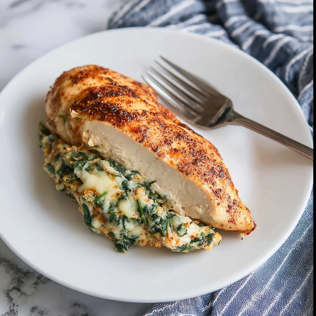 Spinach Stuffed Chicken Breasts Recipe - Recipe Image